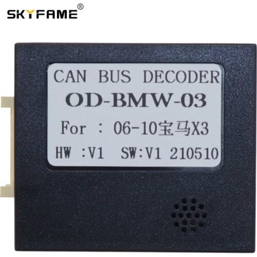 SKYFAME Car canbus box for BMW X3 E83 DECODER