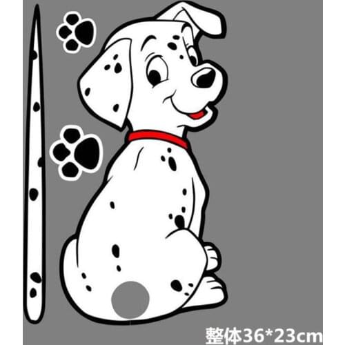 Car Sticker Creative Personality Reflective Spot Dog Wiper Car Stickers Back File Rear Window Yellow Dog Wiper Stickers Car Deco