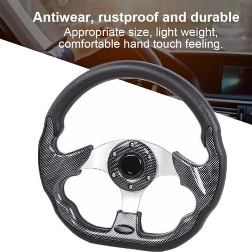 Steering Wheel Universal Anti-corrosion Aluminum Sport Drifting 13 Inches Car Modification Racing Steering Wheel for Kart