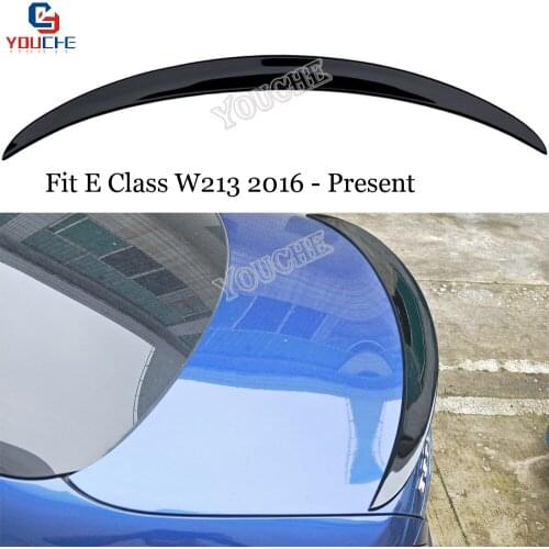 W213 AMG Style ABS Rear Spoiler Tail Wing for Mercedes E Class W213 2016 - Present 4-Door Sedan E200 E220 E250 E300
