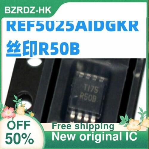 2-10PCS/lot REF5025AIDGKR R50B MSOP-8 New original IC