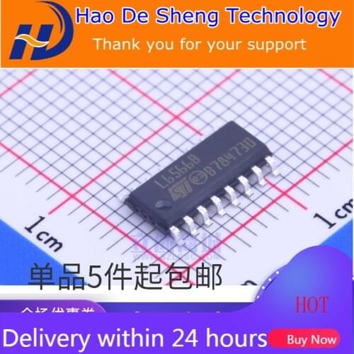 10PCS/LOT L6566BTR Logo L6566B Power Management IC SOP-16 New Original In Stock
