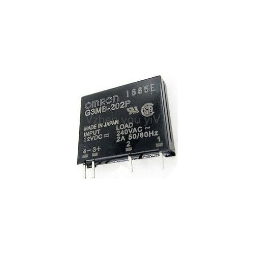 5PCS/Lot G3MB-202P-12VDC G3MB-202P 12V DC-AC SSR 12VDC/240VAC 2A Solid State Relay