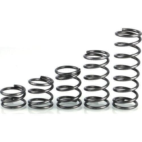 5PCS, Wire Diameter 2mm, Outer Diameter 34mm, Length 60-100mm, Y Type Spring Steel Compression Springs, 2x34x(60-100)mm High