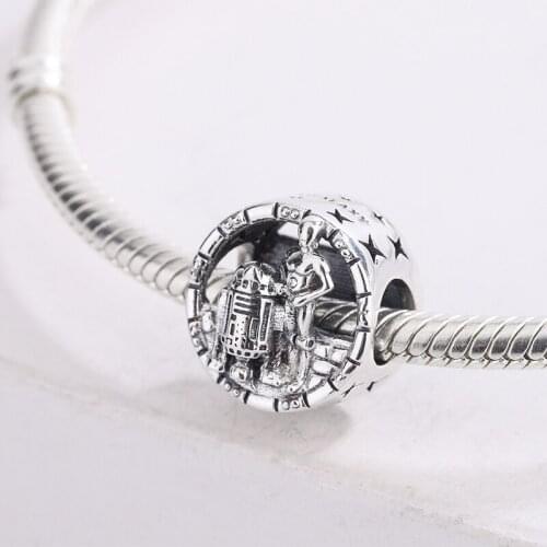 925 Sterling Silver Metroid Interstellar War Pendant Charm Bracelet Fashion DIY Jewelry Making For Original Pandora