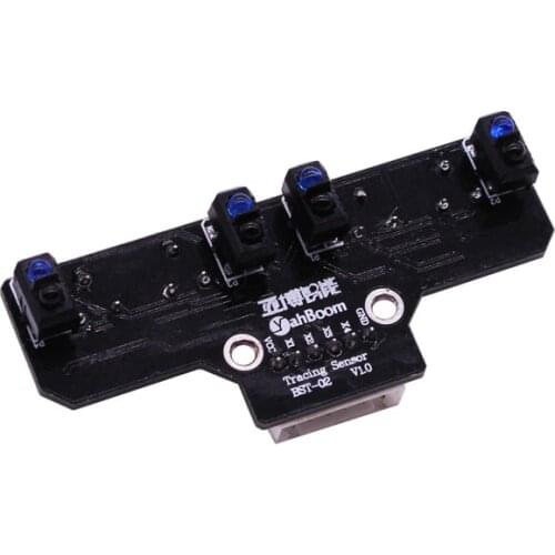 Free shipping 4-way tracking sensor module for Smart car robot infrared tracking sensor module black and white line recognition