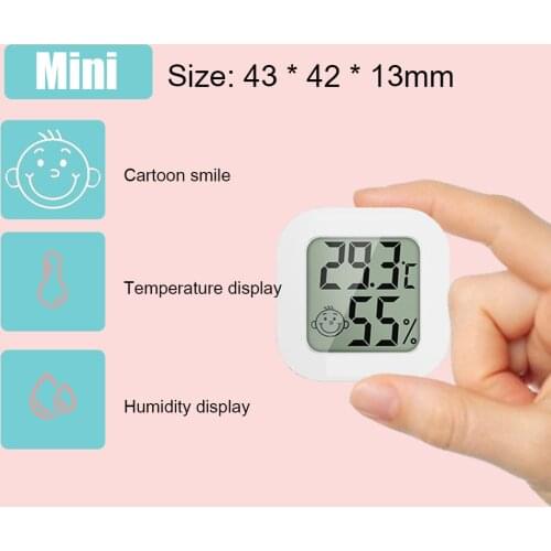 Temperature And Humidity Sensor Indoor Temperature/Humidity Meter Easy Read Mini Digital Hygrothermograph Support Smart Life
