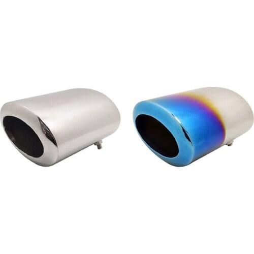 Long 5.31 inch Exhaust Assembly Vehicle Rear Tail Throat Accessories For Buick Regal gs Stainless Steel Oval Car Muffler System