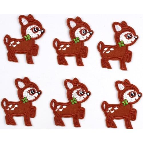 Fashion DIY Patches Cute Animal Embroidery Patches For T-shirt Iron On Child Kids Appliques Clothes Jeans Stickers Badges Patch