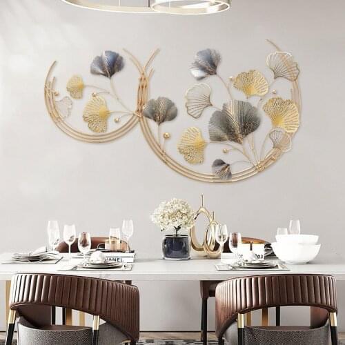 European-style Three-dimensional Large Wall Decoration Pendant Creative Wrought Iron Ecoration Living Room Wall Hanging