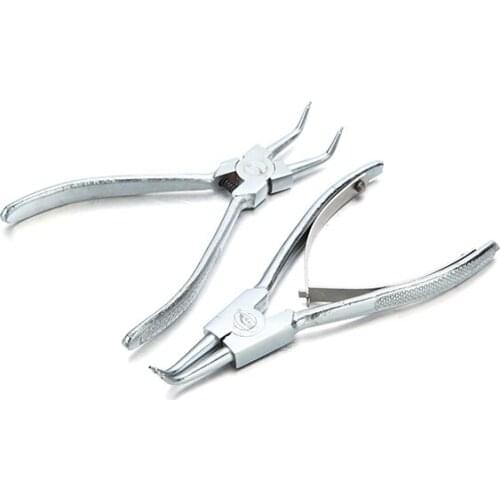 2pcs Circlip Pliers Locksmith Tools Retaining Ring Plier Cylinder Lock Disassembling Clamp Pliers Circlip Removal Tool
