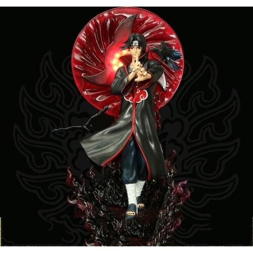 Anime Figure Sasuke Kakashi Madara Obito Pain Konan Kakuzu Hidan Kisame Hinata Action Figure GK Statue PVC Figure Model Toy Gift