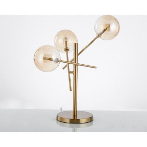 Modern led color glass led glass lamp table lampara mesa bedside lamp bedside for bedroom dining room table lamp abajur de mesa