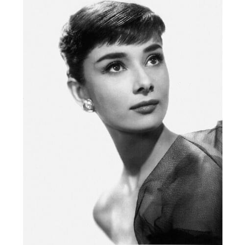Modern Canvas prints elegant lady Audrey Hepburn photo picture beauty art photo for living room decor