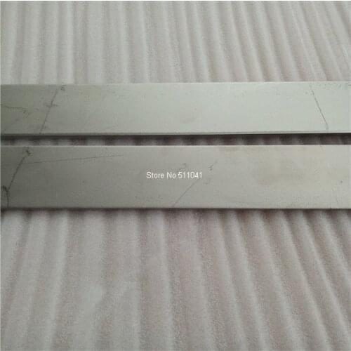 Titanium sheet for backpack support 3mm thick 3mm x 25mm x 576mm,2pcs wholesale