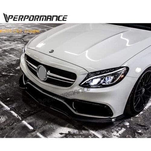 W205 C63 carbon front lip for W205 C63 C63S front lip for coupe sedan 2014~2018Year