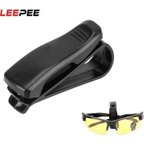 LEEPEE Portable Auto Fastener Glasses Clip Car Sun Visor Sunglasses Eyeglasses Holder Auto Accessories