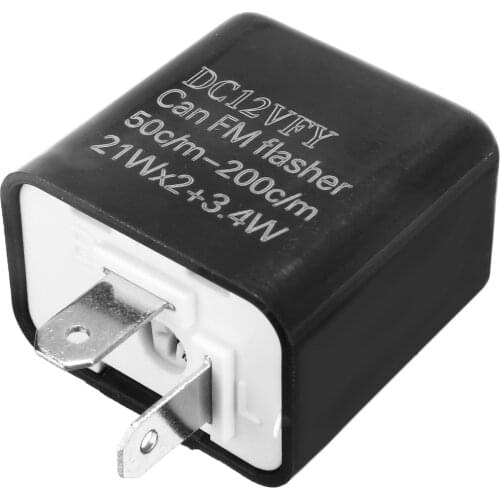 Mayitr 12V Hyper Flash 2 Pin LED Turn Light Flasher Relay Motorcycles Signal Control For Kawasaki Yamaha Suzuki Choppers