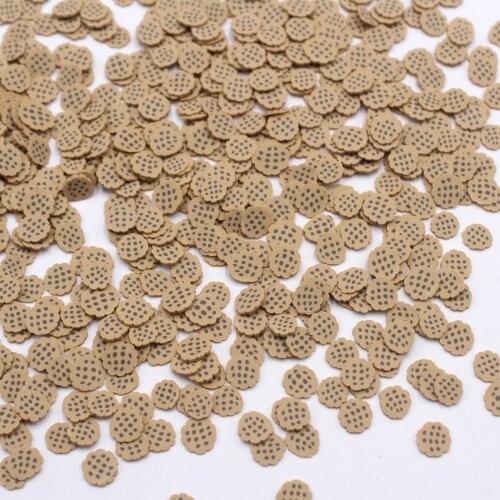 100g/Lot Diy Accessories Simulation Cookies Slices Soft Pottery Sprinkles for Slime Making Decoration