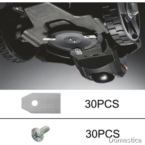 30 Pieces Intelligent Weeder Blade 9 Inch 36 Tooth Lawn Mower Accessories Smart Weeder Stainless Steel Blade For Robomow (RS RC)