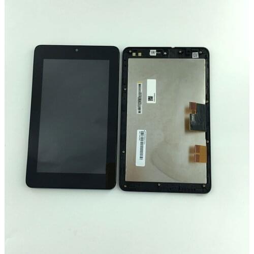 7" Full LCD Display Touch Screen panel glass Digitizer Assembly + frame Replacement For Asus MeMO Pad ME172V ME172 K0W