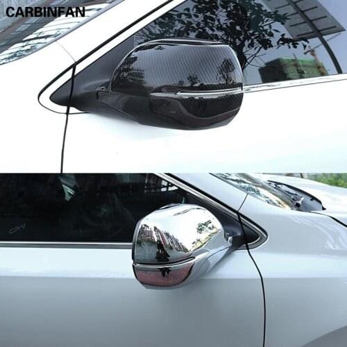 ABS chrome decoration Car back rear view Rearview Side Door Mirror Cover stick trim frame 2Pcs/Set For Honda CRV CR-V 2017 2018
