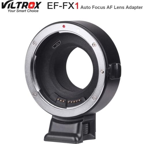 VILTROX EF-FX1 Auto Focus AF Lens Adapter Converter for Canon EF EF-S Lens to Fujifilm X-Mount Mirrorless Cameras