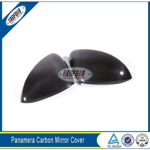 Dry Carbon Stick-on Side Mirror Cover For Panamera 2014-2016