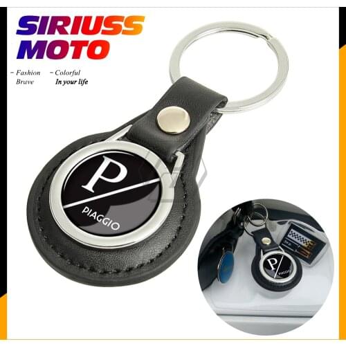 Motorcycle Scooters Keychain Key Ring Key Fob Case for Piaggio Vespa