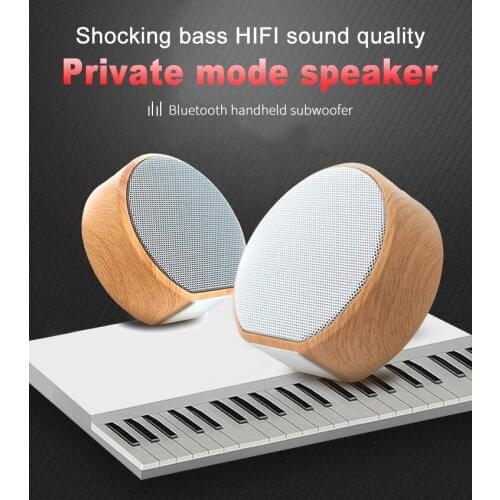 Wooden A60 Mini Bluetooth speaker music Wireless speaker for phones audio for iphone ipod loudspeaker