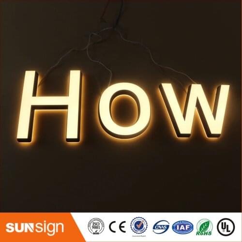Indoor electric sign letters, mini electronic marquee signs, mini led channel letteres manufacture