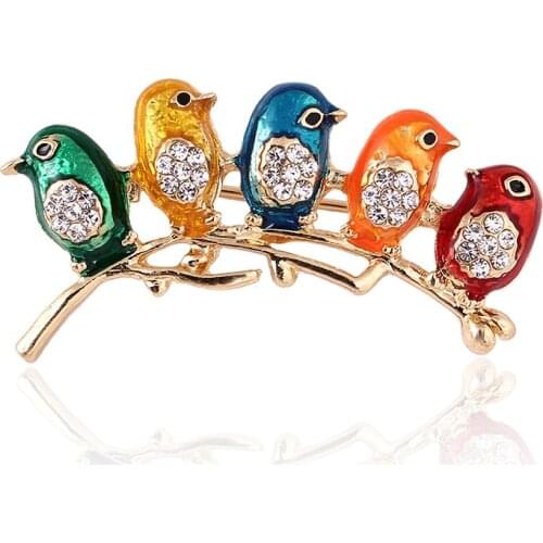 Fairy Kaari Bird Brooches For Clothes