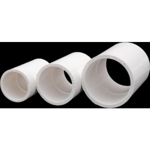 PVC inside diameter 20/25/32/40/50mm Water Supply Pipe Fittings Straight Connectors Plastic Joint Irrigation Water Parts