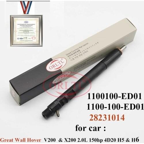 ORLTL ED01 New injector 1100100-ED01 1100-100-ED01 28231014 1100100ED01 For Great Wall Hover V200 & X200 2.0L 150hp