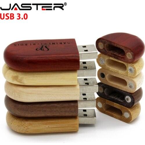 JASTER USB 3.0 logo customized wooden usb flash drive pendrive 4g 8g 16g 32g external storage Flash drive memory stick