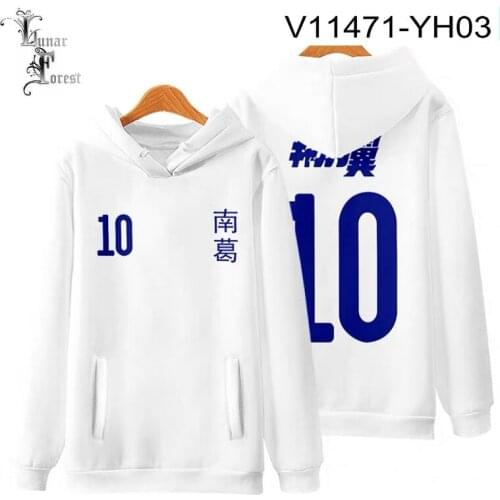 Captain Tsubasa 3D Printing Men/Women Autumn Fashion Japanese Anime Hoodies Sweatshirt Long Sleeves Pollover Plus Size
