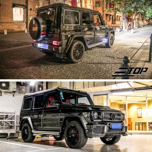 Suit For Mercedes W463 Benz G-class Babos Wide Body Surround Kit G500 G63 Carbon Fiber Front Wheel Brow Machine Cover Rear Bar