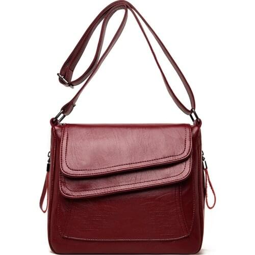 Leather Women Shoulder Bags Luxury Handbags Ladies Crossbody Bags Designer Travel Shopper Bags