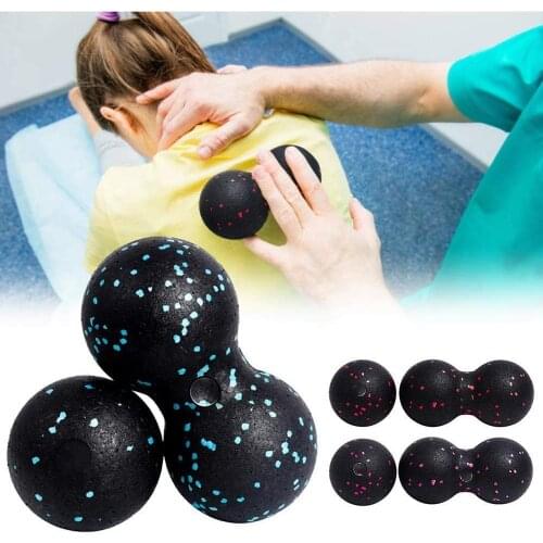 SHOP NOW)Peanut Massage Ball Fascia Ball Set Double Lacrosse Fitness Mobility Ball for Physical Therapy Self-Myofascial Release