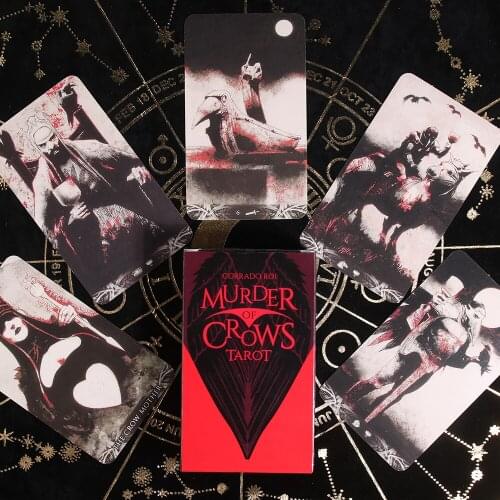 Murder Crowns Tarot Cards 78 Tarot Card Game Party Table Board Game Card Deck Fortune-telling Oracle Cards