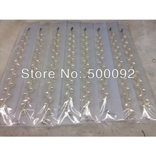 Wholesale 10 Pieces cultured freshwater pearl bracelets magnetic clasp