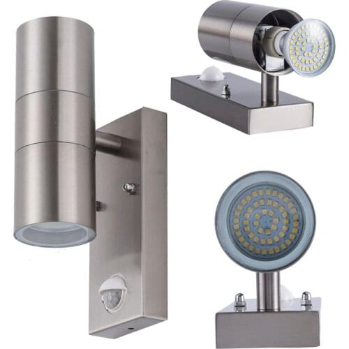 Outdoor PIR induction Bracket light 10W up and down Motion sensor Led Wall sconces Lamp auto on off led Porch Lights