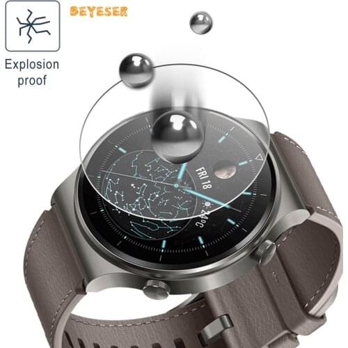 Tempered Glass Film For Huawei Watch GT 2 Pro Smartwatch Waterproof Protective Glass Film Full Display Screen Protector Cover