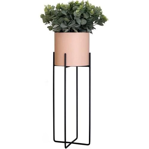 Nordic wrought iron flower stand modern minimalist pot indoor living room floor-standing hanging orchid potted shelf