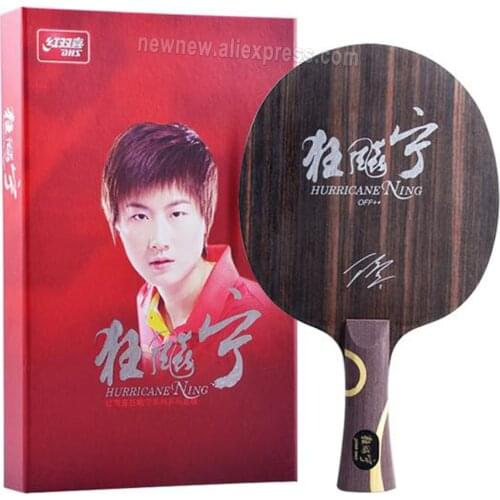 DHS Hurricane Ning Table tennis racket racquet sports ping pong paddles dhs racket world champion Ding Ning Ebony