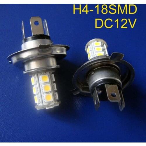 High quality 5050 12V led car H4 lights,H4 auto led bulbs free shipping 20pcs/lot