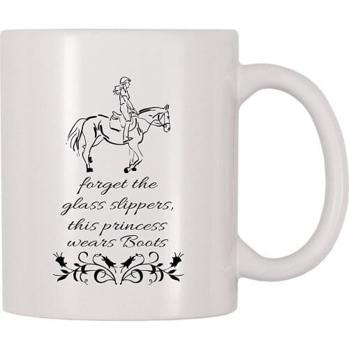Forget The Glass Slippers, This Princess Wears Boots Mug (11 oz)