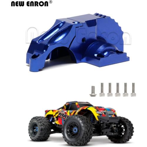 Replace #8987 Aluminum Main Gear Cover Protection Motor for RC Car Parts 1/10 Traxxas Monster Truck New Maxx 4S 89076-4 Upgrade