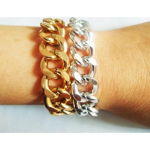 Bohemian ethnic style thick chain fashion aluminum chain bracelet 2020 ladies temperament jewelry good gifts for girls