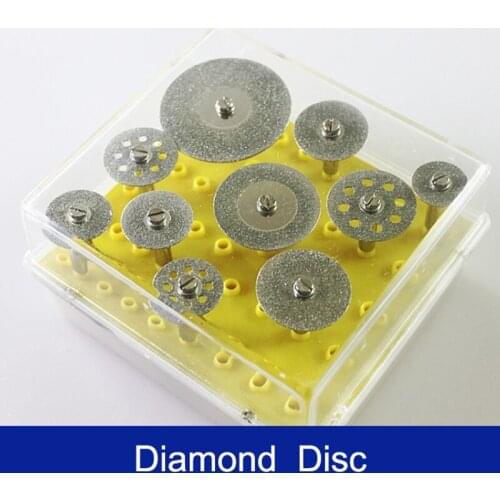 10PCS/Set DIY Mini Cutting Disc Drill Rotary Tool Accessories Diamond Disc Circular Saw Abrasive Saw Blade Grinding Wheel